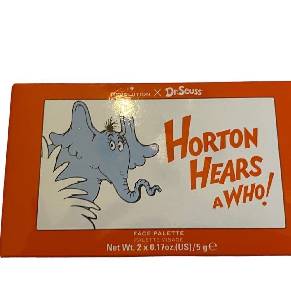 Dr. Seuss Horton hears a who face palette